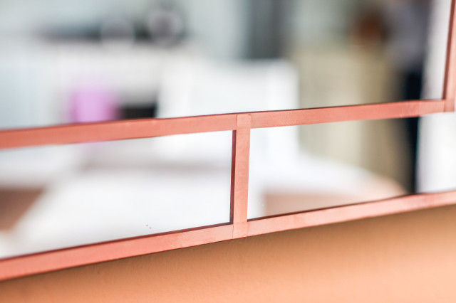 DIY tükörkeret / DIY mirror frame with copper foil tape