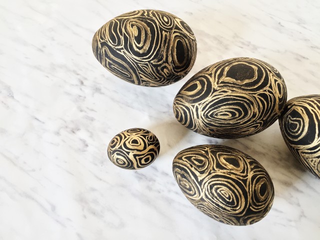 DIY hamis malachit húsvéti tojások / Kicsiház